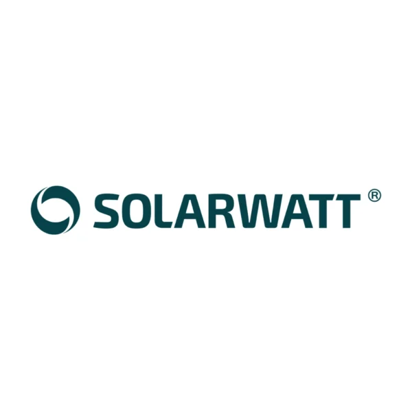 Logo Solarwatt zonnepanelen merk
