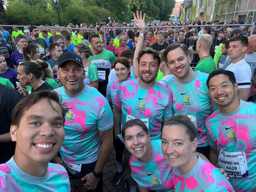 Zonneman bij Cityrun Alkmaar